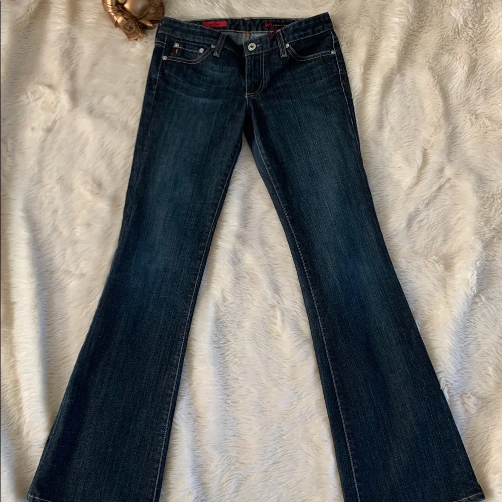 Adriano Goldschmied “The Club” Bootcut Dark Wash Jeans Size 27~EUC~AG logo - Picture 10 of 11